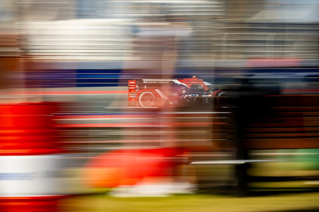 Mikkel Jensen var hurtig og uheldig i Dubai.
(Foto: United Autosports)